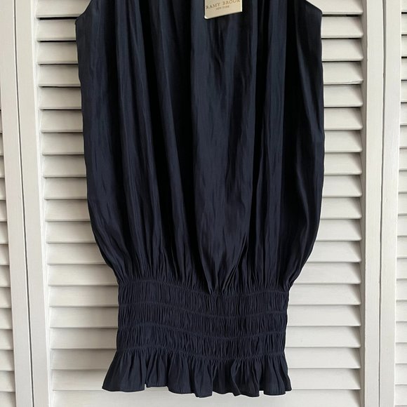 NEW with tags Ramy Brook Lauren Sleeveless Top Navy women’s small - Picture 3 of 16